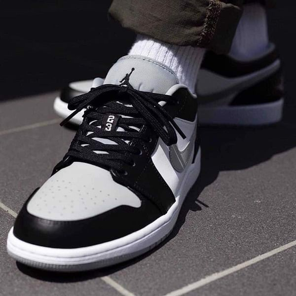 Giày Nike Air Jordan 1 Low GS 'Smoke Grey' 553560-039 - Ảnh 5