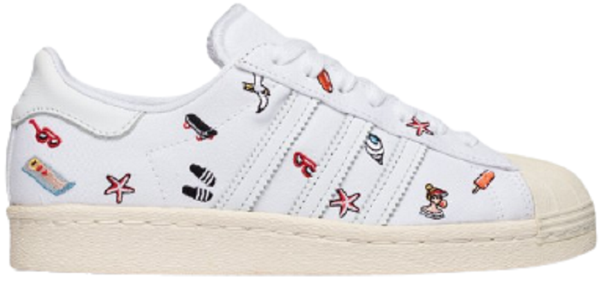 Giày Adidas Superstar 80S W 'Summer Beach' BZ0650