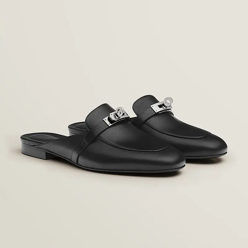 Giày Hermes Oz Mule ‘Noir’ H212295Zv01340 - Ảnh 3