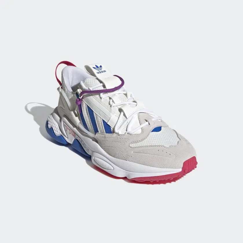 Alternative view of Giày Adidas Ozweego Zip 'Off White Glow Blue' GZ2644