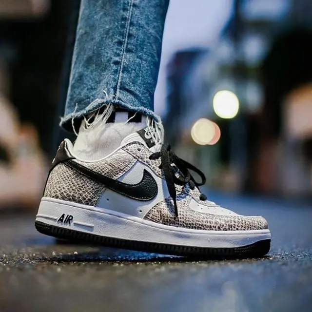 Giày Nike Air Force 1 Low Retro 'Cocoa Snake' 845053-104 - Ảnh 6