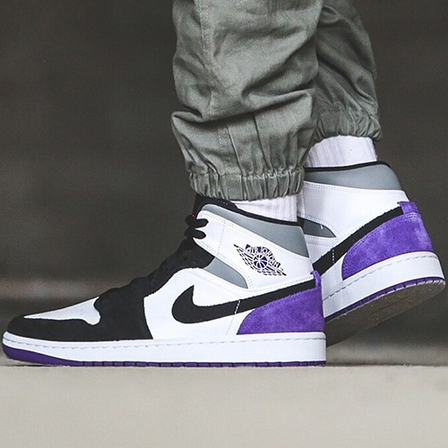 Giày Nike Air Jordan 1 Mid 8 SE 'Varsity Purple' 852542-105 - Ảnh 3