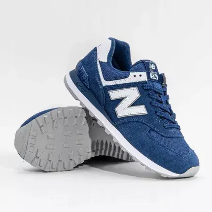 Alternative view of Giày New Balance 574 Fleece 'Navy' ML574SPZ