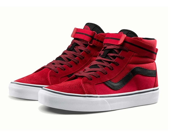Giày Vans Wmns SK8-Hi Red Black VN0A3QY2VMK - Ảnh 2