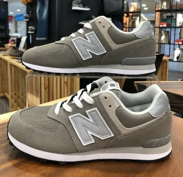 Alternative view of Giày New Balance 574 Kids 'Triple Grey' GC574GG
