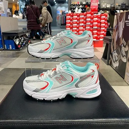 Giày New Balance 530 White Turquoise MR530CC1 - Ảnh 4