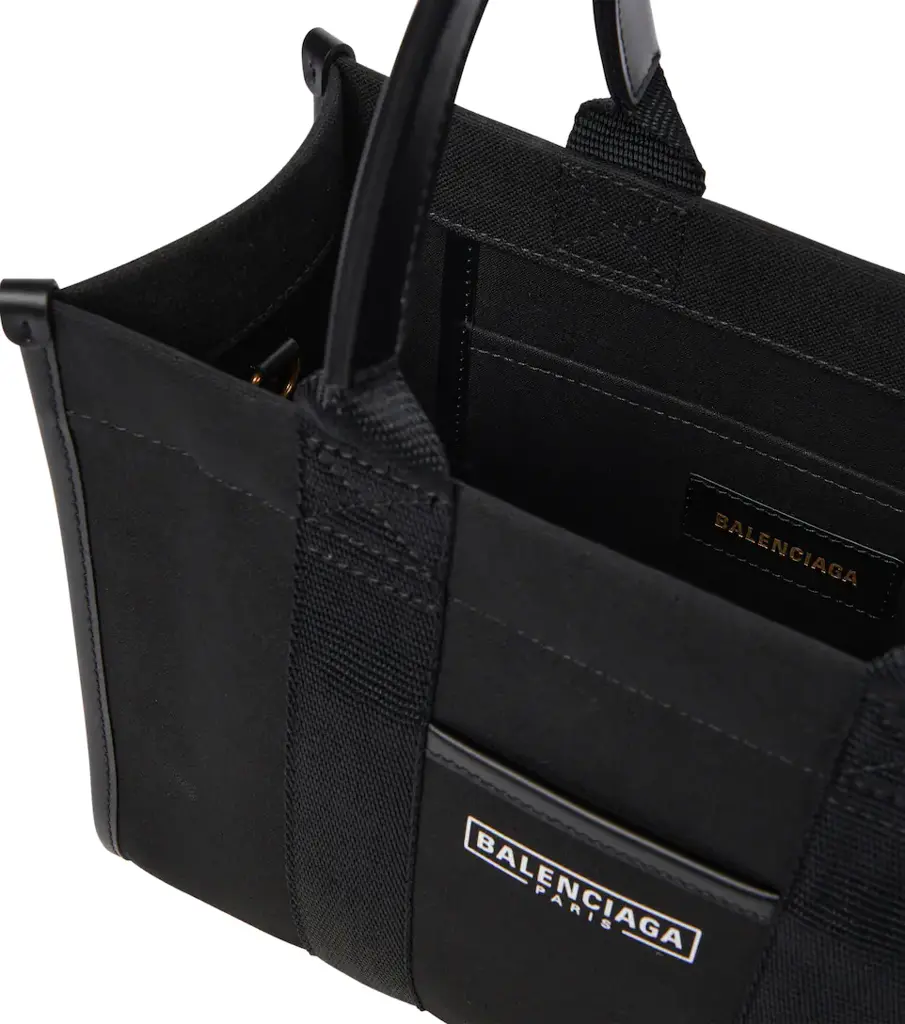Túi Balenciaga Hardware With Strap In 'Black' Canvas 671402-2HHAM-1090 - Ảnh 3