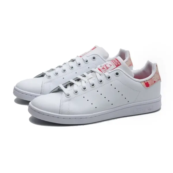 Giày Adidas Stan Smith White Pink Floral FV7405 - Ảnh 3