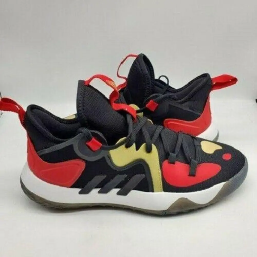 Giày Adidas Harden Stepback 2 Black/Gold/Scarlet FZ1386 - Ảnh 3