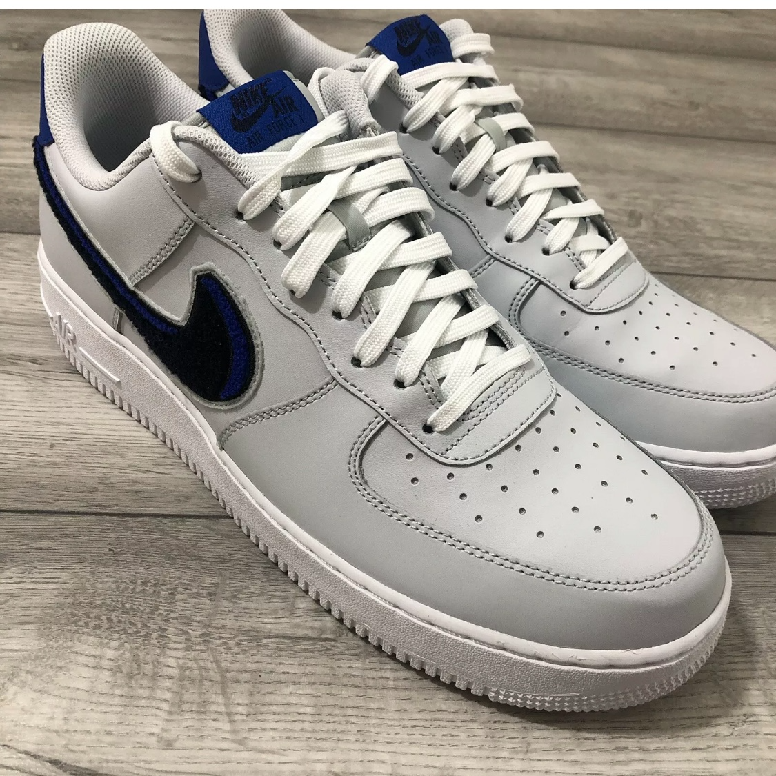 Giày Nike Air Force 1 '07 LV8 'Pure Platinum Game Royal' BQ2719-001 - Ảnh 3
