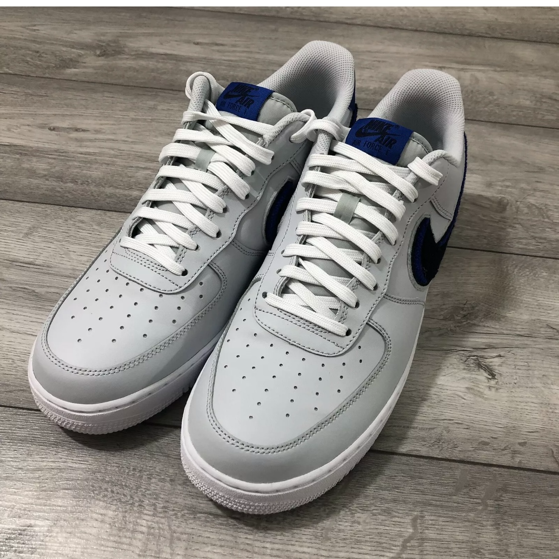 Giày Nike Air Force 1 '07 LV8 'Pure Platinum Game Royal' BQ2719-001 - Ảnh 4