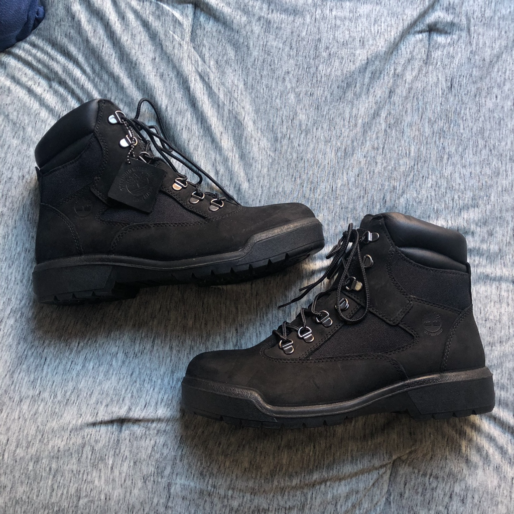 Giày Timberland 6 Inch Field Boot 'Black' TB0A17KC - Ảnh 2