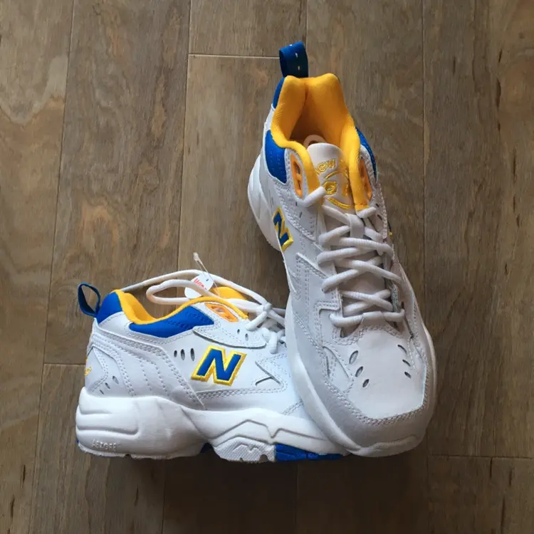 Giày New Balance 608 'Navy White Yellow' WX608WP1 - Ảnh 5