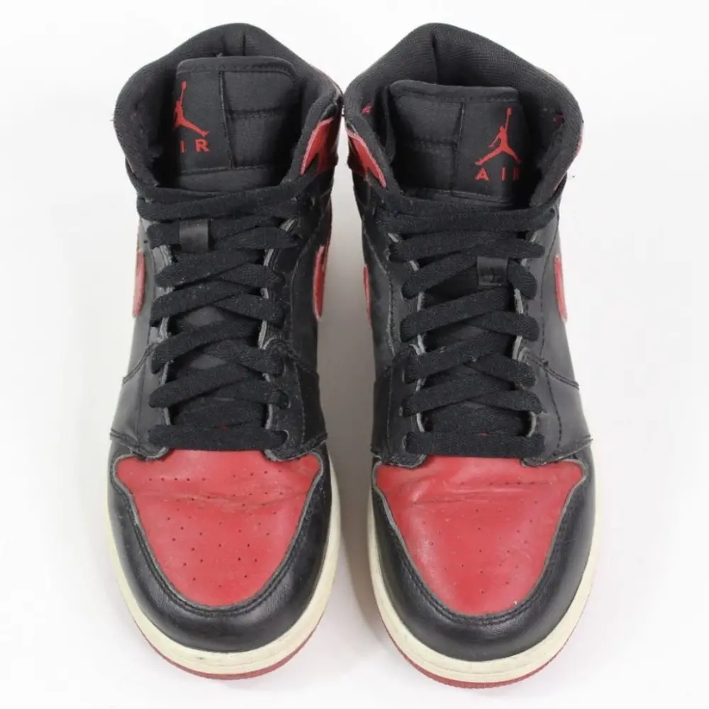 Giày Nike Air Jordan 1 High Retro GS 'Chicago Bulls' 2009 332558-061 - Ảnh 3