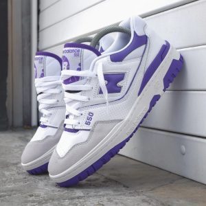 Alternative view of Giày New Balance 550 'White Purple' BB550WR1