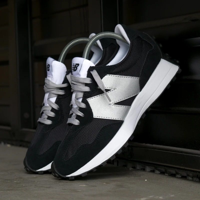 Giày New Balance 327 'Black Metallic Silver' MS327MM1 - Ảnh 4