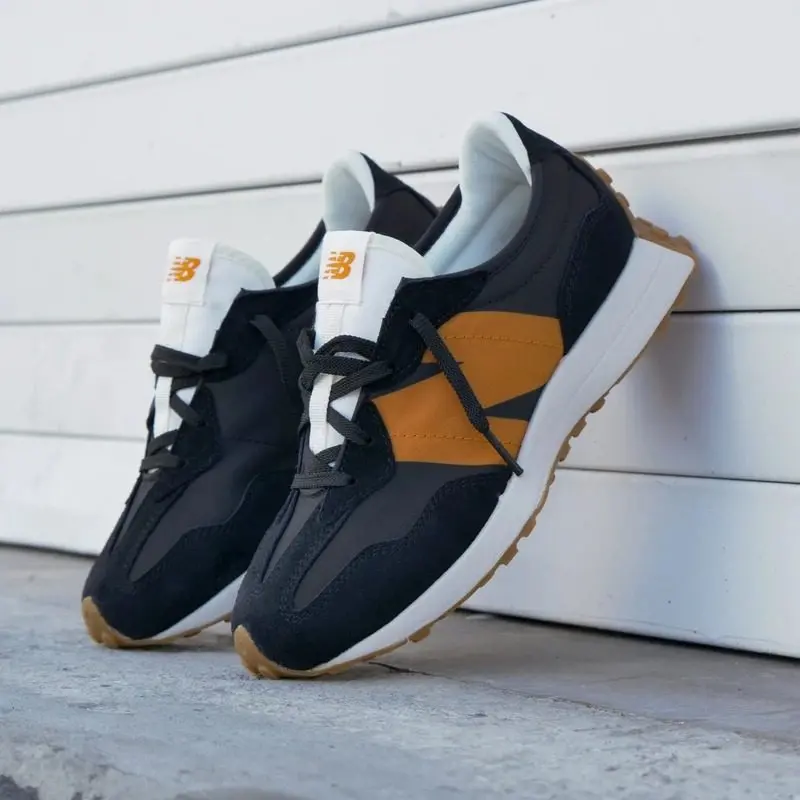 Alternative view of Giày New Balance 327 'Black Madras' GS327HN1