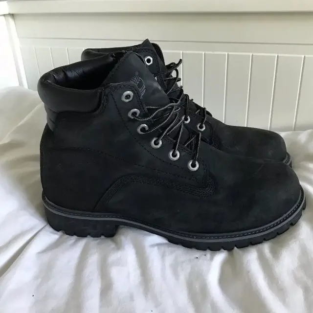 Alternative view of Giày Timberland Mens Alburn 6 Inch Boots Black Nubuck 6939R