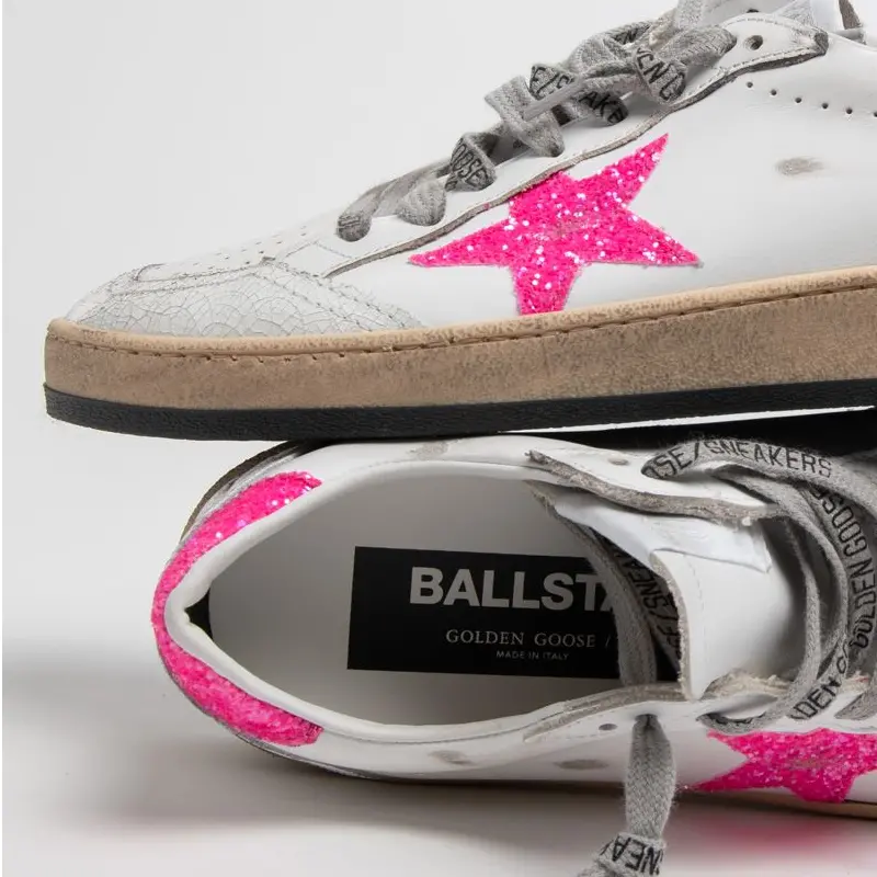 Giày Golden Goose Ballstar White Pink GWF00117-F001034-10475 - Ảnh 4