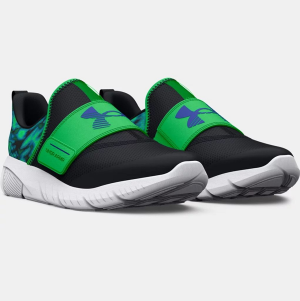 Alternative view of Giày Under Armour Flash Laser GS 'Marble - Black Green Screen' 3026785-001