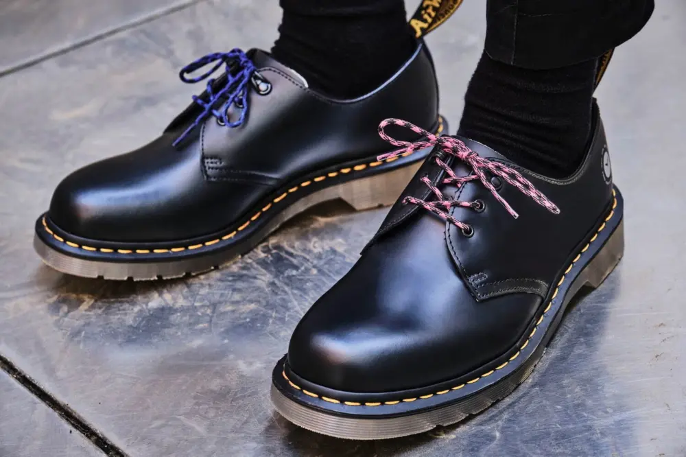 Giày Dr. Martens 1461 Atmos Black Casual Leather 26928001 - Ảnh 4