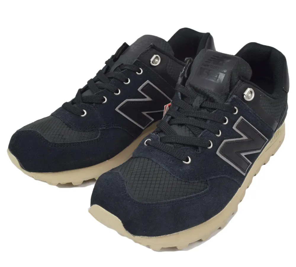Giày New Balance 574 Series Retro Unisex Black ML574PKP - Ảnh 3