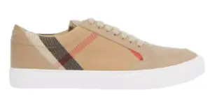 Giày Burberry House Check Cotton Sneakers Tan p80243301