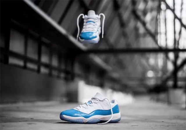 Giày Nike Air Jordan 11 Retro Low 'University Blue' 528896-106 - Ảnh 4