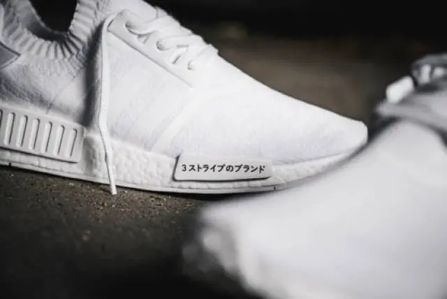 Giày Adidas NMD_R1 Primeknit 'Japan Triple White' BZ0221 - Ảnh 3