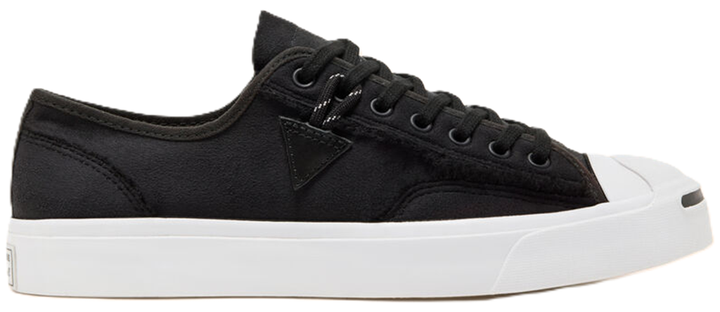 Giày Converse Faux Fur-Lined Leather Jack Purcell 'Black' 166510C