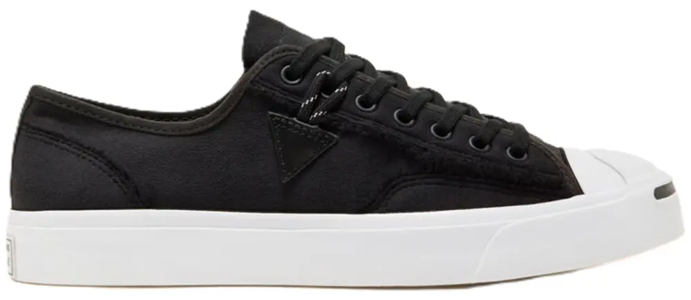 Giày Converse Faux Fur-Lined Leather Jack Purcell 'Black' 166510C