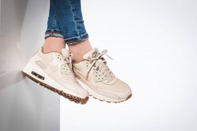 Giày Nike Air Max 90 Premium 'Oatmeal Sail Khaki' 443817-105 - Ảnh 8