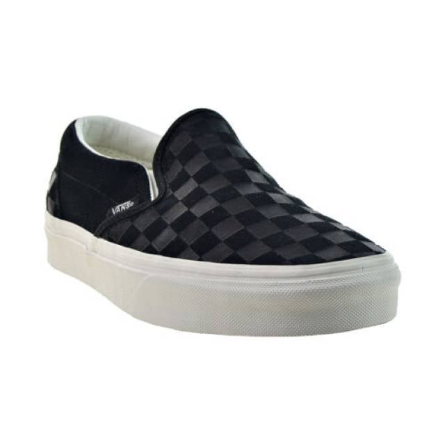 Giày Vans Classic Slip-On 'Checker Emboss - Black' VN0A38F7QCF - Ảnh 3