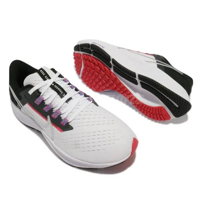 Alternative view of Giày Nike Air Zoom Pegasus 38 White Black Crimson CW7358-101