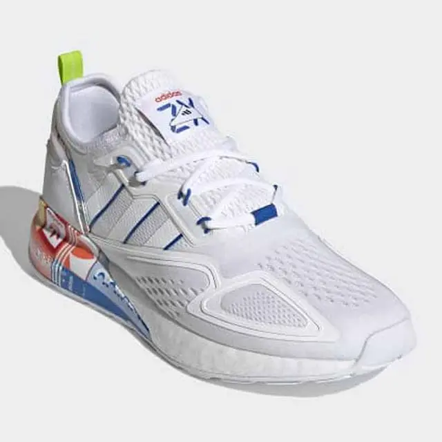 Alternative view of Giày Adidas ZX 2K Boost 'Multi-Color Logos' GX2718