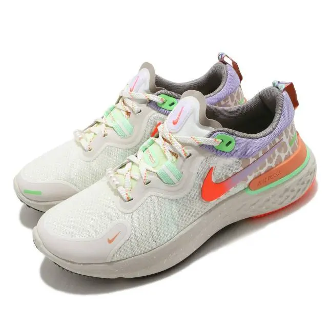 Alternative view of Giày Nike Wmns React Miler 'Sail Hyper Crimson' DC2112-181