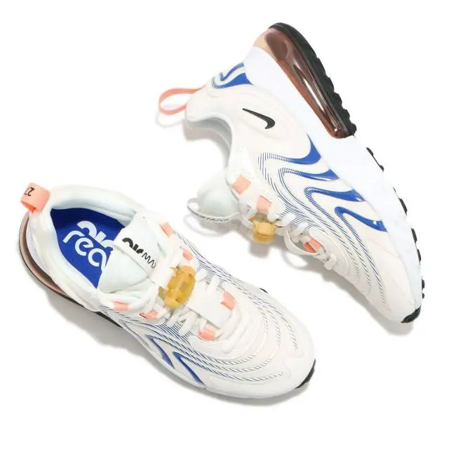 Giày Nike Wmns Air Max 270 React ENG 'Sail Racer Blue' CW8605-100 - Ảnh 3
