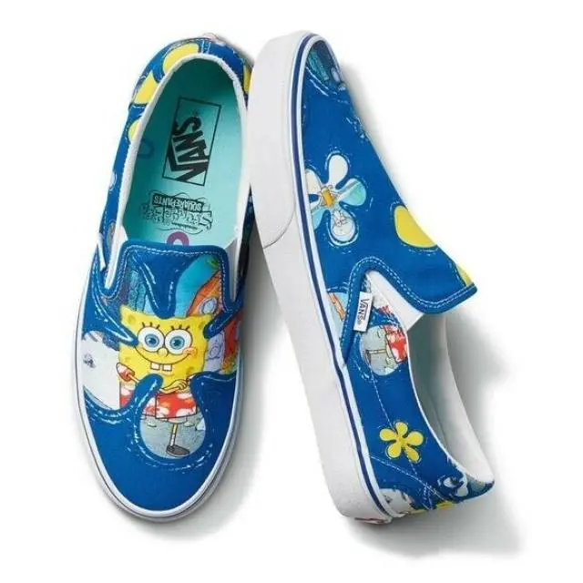 Giày Vans SpongeBob SquarePants 'AlohaBob' VN0A33TBYZ1 - Ảnh 3