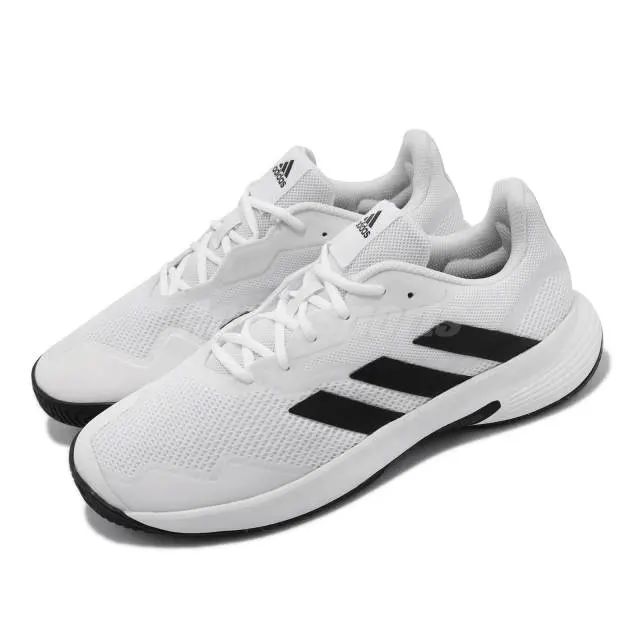 Alternative view of Giày Adidas CourtJam Control 'White Black' GW2984