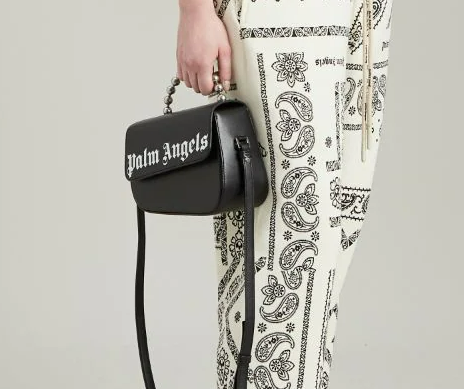 Túi Palm Angels Crash Logo-print Tote Bag PWNP002F21LEA0011001 - Ảnh 2