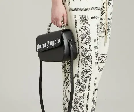 Alternative view of Túi Palm Angels Crash Logo-print Tote Bag PWNP002F21LEA0011001