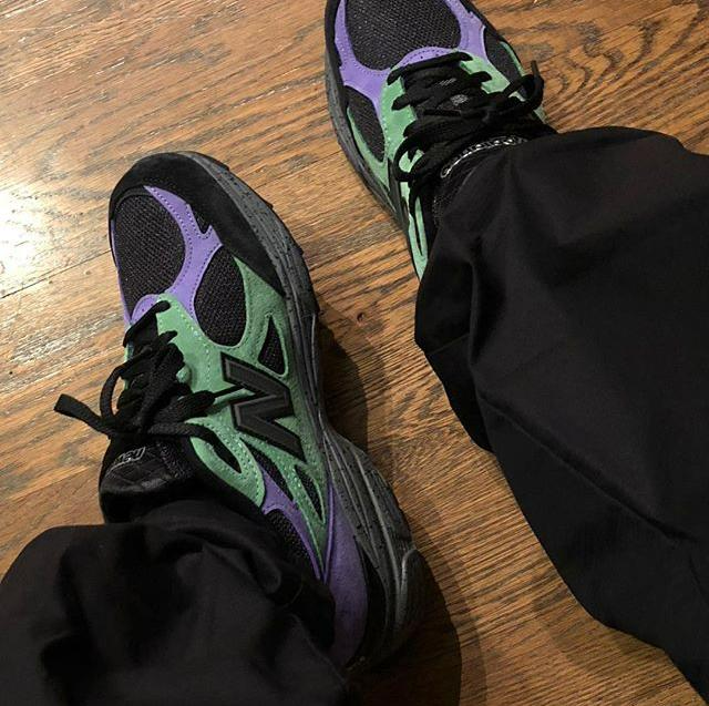 Giày New Balance Stray Rats x 990v3 Made in USA ‘The Joker’ M990SK3 - Ảnh 4