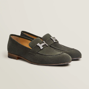 Alternative view of Giày Hermes Paris Loafer ‘Olive Green’ H192437ZAZ2415