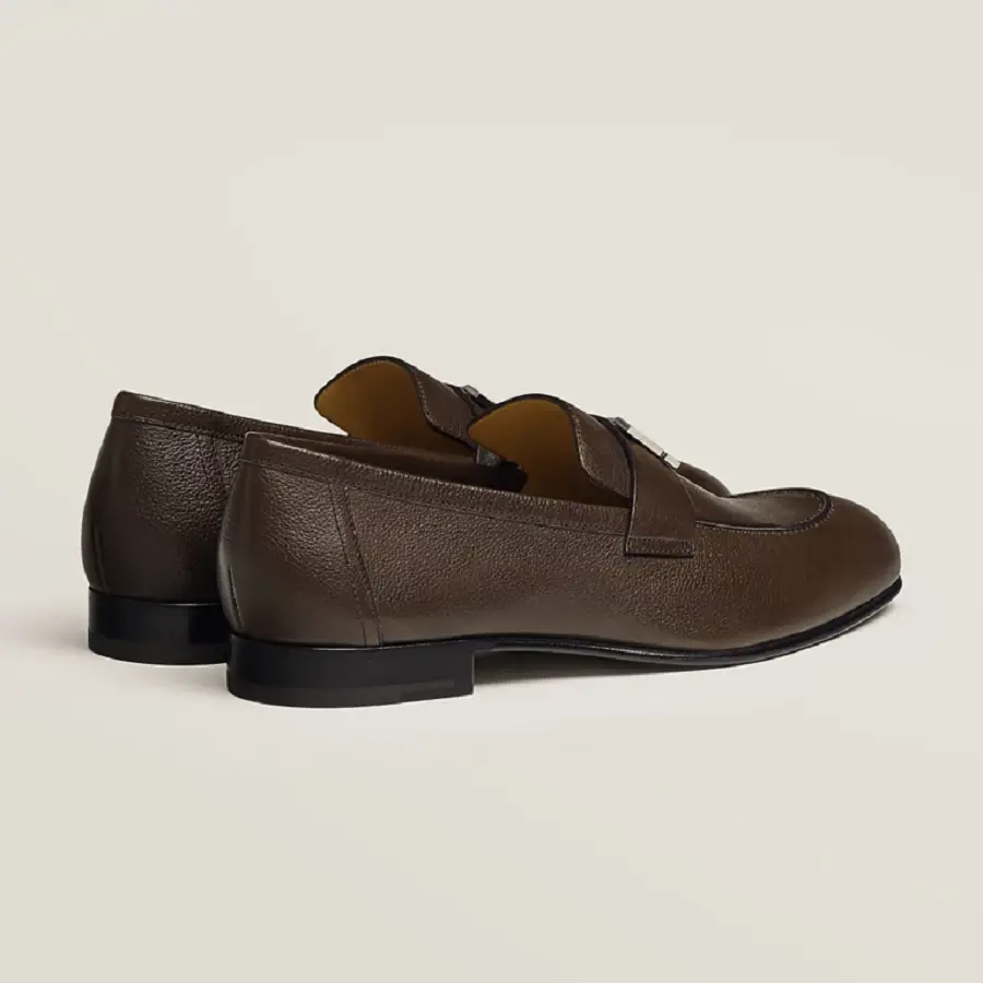 Alternative view of Giày Hermes Paris Loafer ‘Ebony Brown’ H212981ZAME410