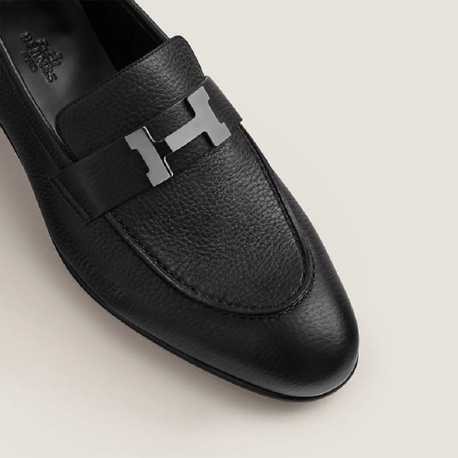 Giày Hermes Paris Loafer ‘Black’ H221965ZA01420 - Ảnh 3