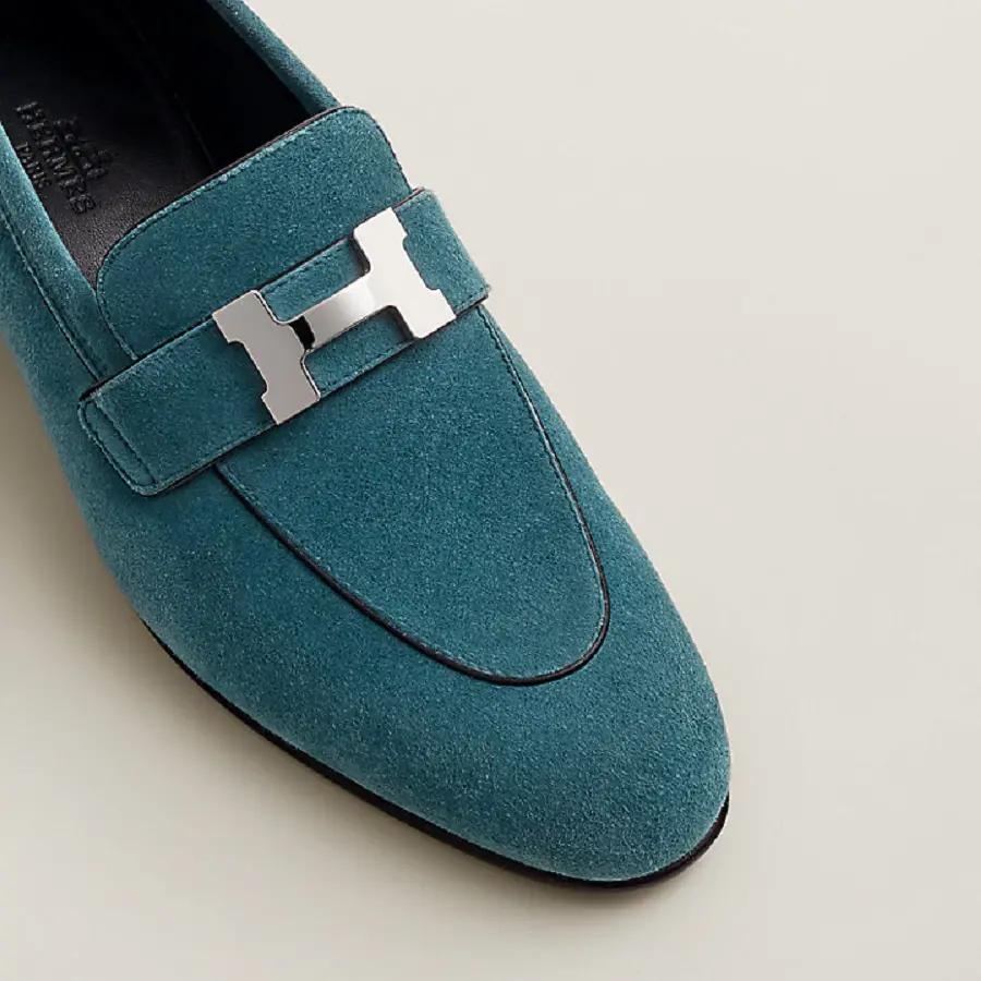 Alternative view of Giày Hermes Paris Loafer ‘Bleu Canary’ H222067ZG9360