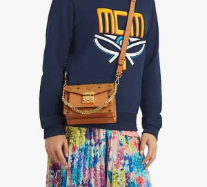 Alternative view of Túi MCM Patricia Crossbody Visetos 'Cognac' MWRAAPA03CO001