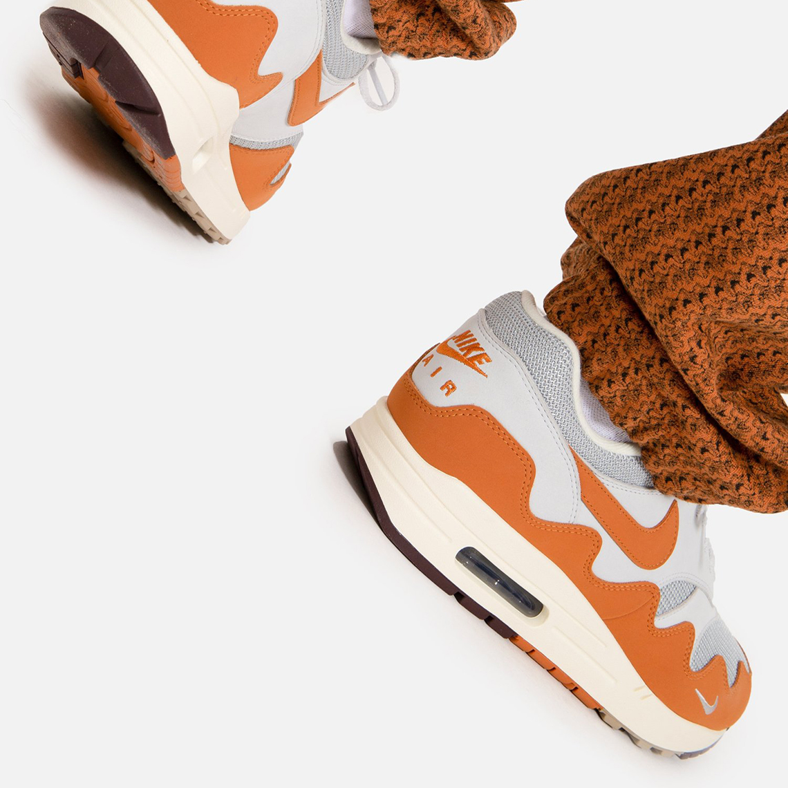 Giày Nike Patta x Air Max 1 'Monarch' DH1348-001 - Ảnh 4