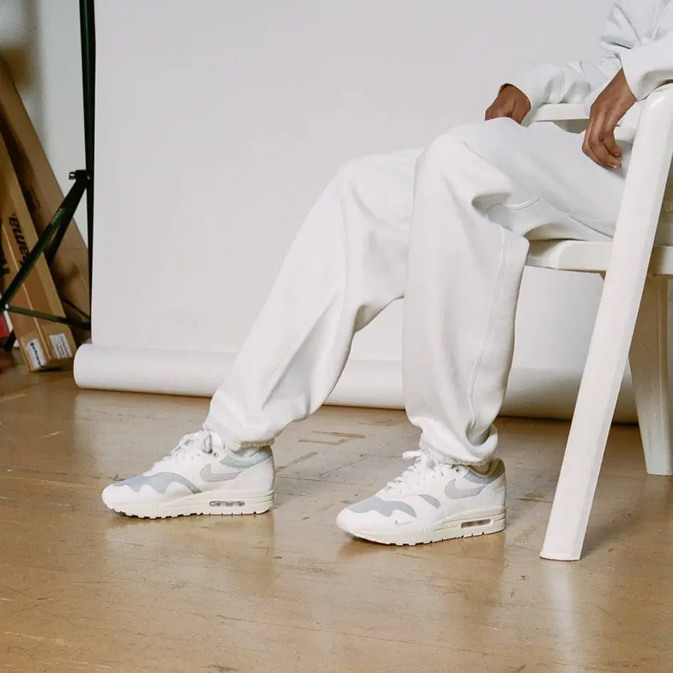 Giày Nike Air Max 1 Patta Waves 'White' DQ0299-100 - Ảnh 6