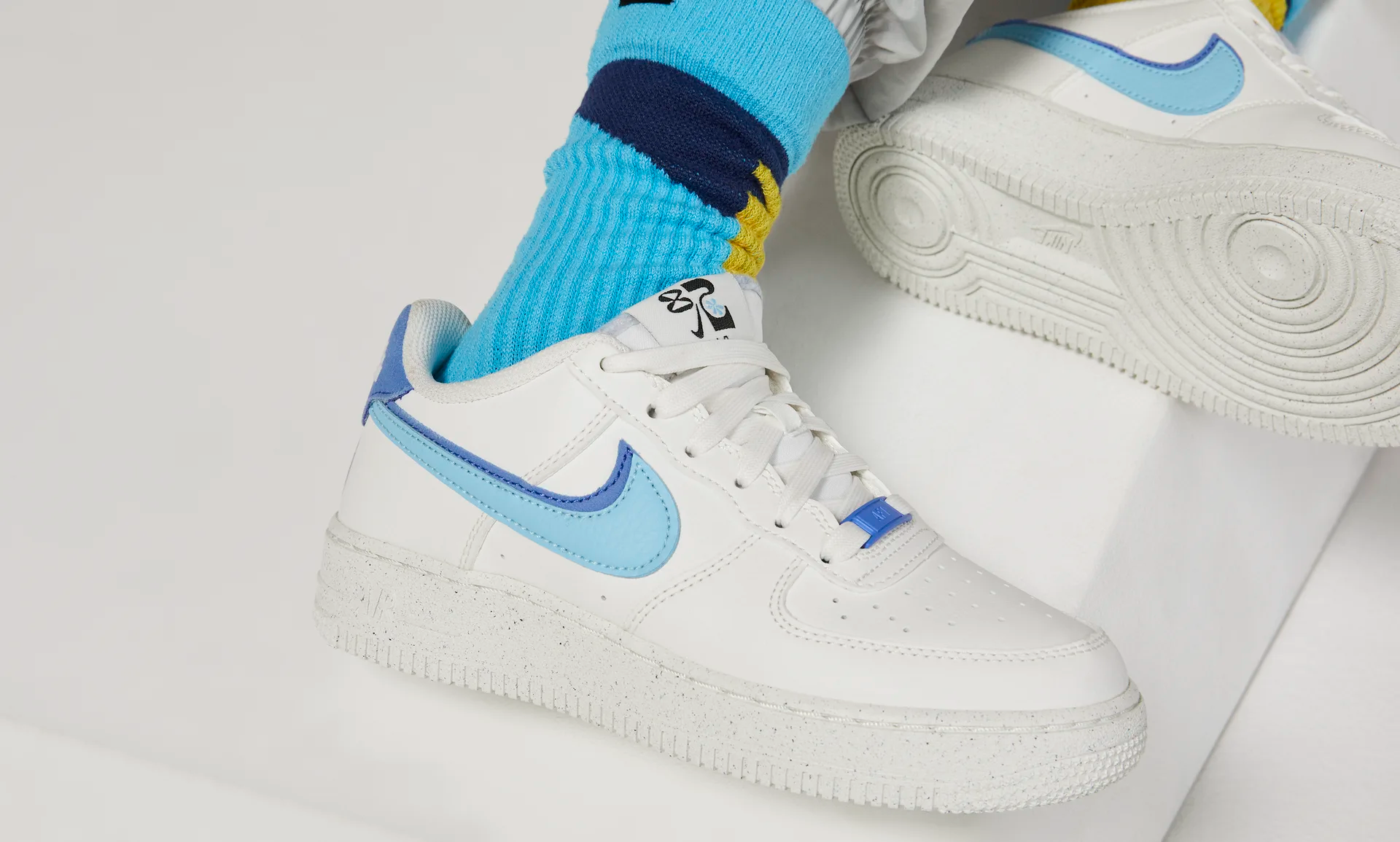 Giày Nike Air Force 1 82 'White Blue' DQ0359-100 - Ảnh 4